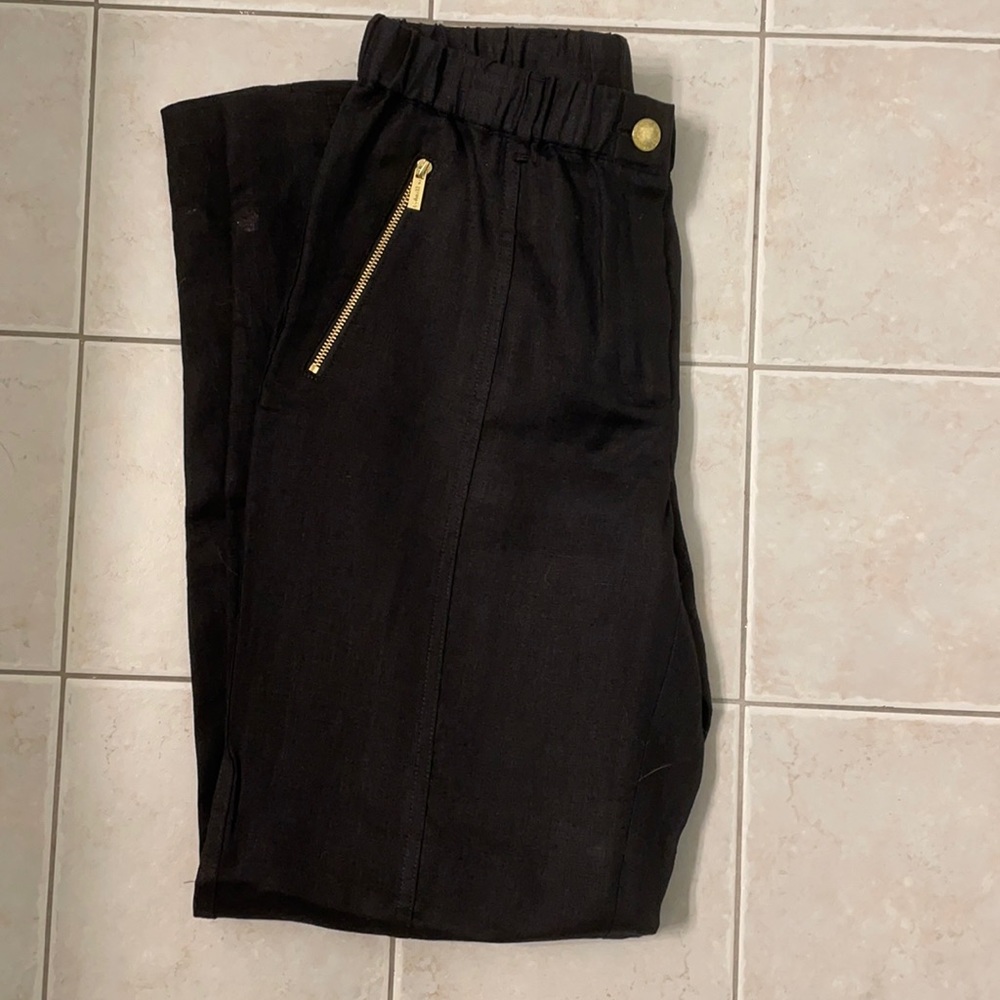 Calvin Klein black linen pants size: small